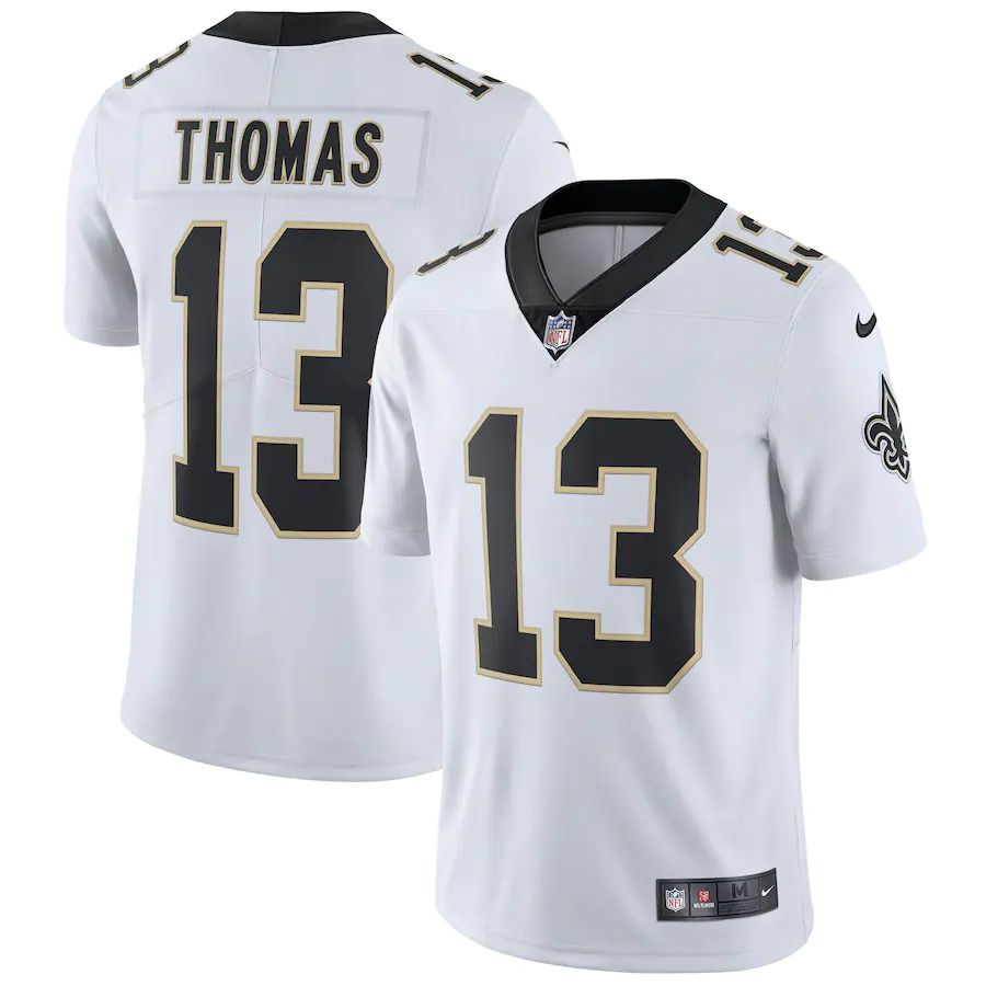 Men New Orleans Saints #13 Michael Thomas Nike White Vapor Untouchable Limited Player NFL Jersey->new orleans saints->NFL Jersey